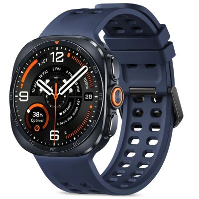 Tech-Protect Silicone Air Strap for Samsung Galaxy Watch Ultra 47mm - Navy Blue