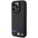 2. BMW Leather Carbon case for iPhone 15 Pro - black