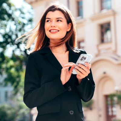 10. SBS Extreme Mag D3O MagSafe Case for iPhone 16 Pro Max - Transparent