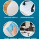 2. PE FLOOR PROTECTION UNDERLAY FOR OFFICE CHAIR 90x90CM ALPINA