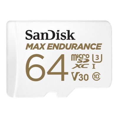 3. SANDISK MAX ENDURANCE microSDXC CARD 64GB with adapter
