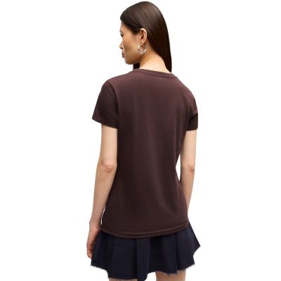 4. Puma Women's ESS Small No. 1 Logo Tee(s) Dark Brown 682373 33