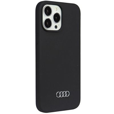 2. Audi Silicone Case iPhone 13 Pro Max 6.7" black/black hardcase AU-LSRIP13PM-Q3/D1-BK