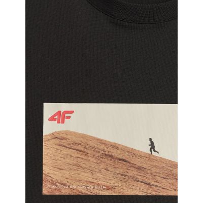 6. Men's regular printed T-shirt 4F 4FRSS26TTSHM4236-20S