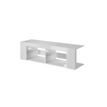 TEXAS 50/134/40 TV cabinet, white/glossy white