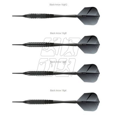 2. Darts Harrows Black Arrow Softip HS-TNK-000013120