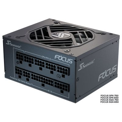 10. Seasonic FOCUS SGX-750 (2021) 750 W 20+4 pin ATX SFX Black Power Supply Module