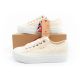 10. Lee Cooper women's lace sneakers beige platform