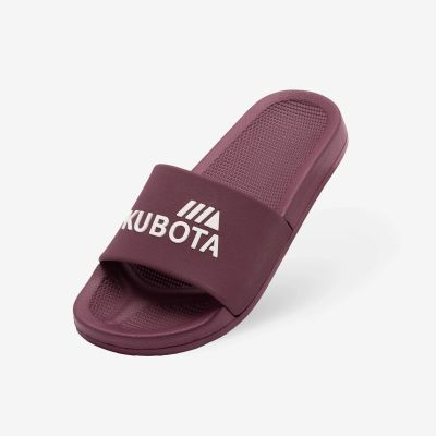2. Kubota basic pool flip-flops burgundy KKBB14