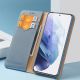 10. Dux Ducis Hivo Leather Flip Cover Genuine Leather Wallet For Cards And Documents Samsung Galaxy S22 + (S22 Plus) Blue