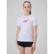 Girls' quick-drying sports T-shirt 4F 4FJRSS26TFTSF2388-10S
