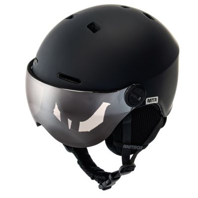9. Meteor Falven Ski Helmet Black 24968-24970