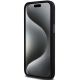 5. DKNY Liquid Silicone Metal Logo iPhone 15 Pro Case - Black