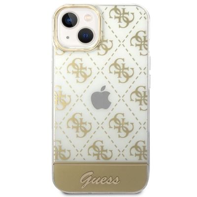 3. Guess GUHCP14MHG4MHG iPhone 14 Plus 6.7 "gold / gold hardcase 4G Pattern Script