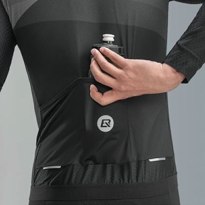 11. Rockbros 15120009004 Long Sleeve Cycling Jersey Spring/Summer XL - Black