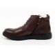3. Lee Cooper men's shoes elegant brown leather insulated ankle boots