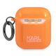 2. Karl Lagerfeld Choupette case for AirPods 1/2 - orange