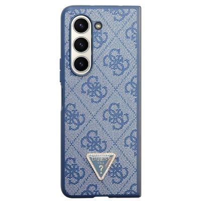 2. Guess 4G Triangle Strass Case for Samsung Galaxy Z Fold 5 - Blue