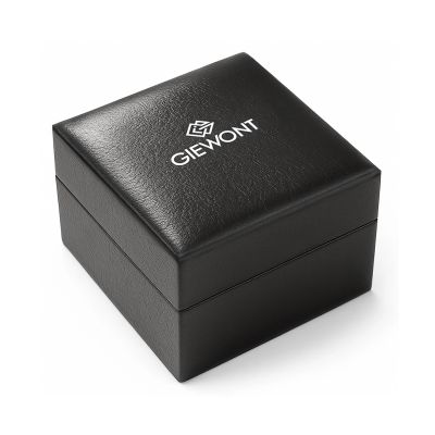 9. Giewont Elegance Sapphire Silver Black Men's Watch GW5160-B2