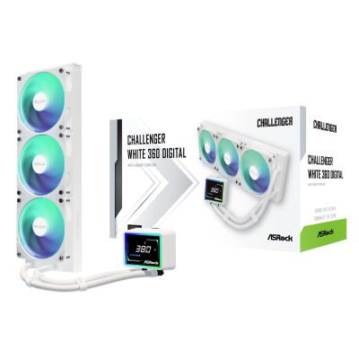 19. ASRock Challenger White 360 Digital Cooler