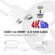 3. CLUB3D USB C to HDMI™ 2.0 UHD Cable Active 1.8 M./5.9 Ft.