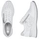 4. Women's leather wedge sneakers white Rieker N4340-80