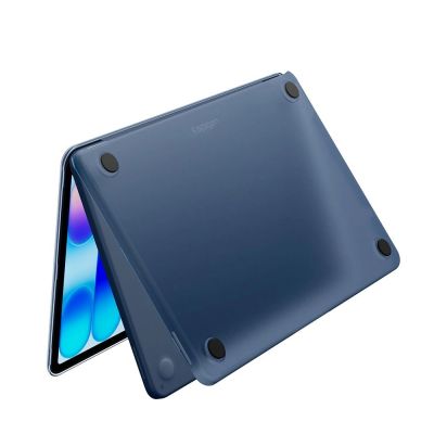 5. Spigen AirSkin Case for MacBook Neo 13" 2026 - Matte Navy Blue