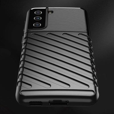 5. Thunder Case case for Samsung Galaxy S23+ silicone armor case black