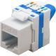 TECHLY SELF-CLAMPING KEYSTONE RJ45 MODULE CAT.6A U/