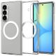 Spigen AirSkin MagFit Case for Samsung Galaxy Z Fold 8 Ultra - Clear and White