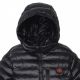 4. GLOVII Heated Men’s Hooded Jacket, Insulated with Synthetic Down, XL, Black, Battery, Charger and Storage Bag, GTMBXL