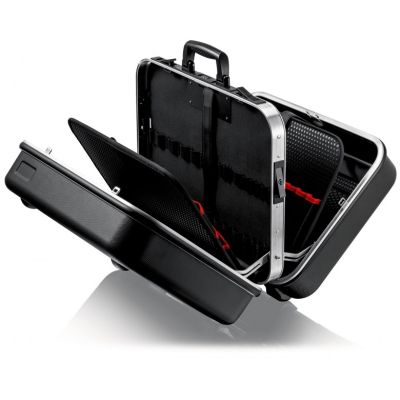 6. Knipex BIG Twin Toolbox Aluminum Black