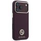 4. Guess Grained Round Strass Logo MagSafe Case for iPhone 18 Pro Max / 17 Pro Max - Burgundy