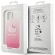 8. Hello Kitty IML Gradient Electrop Kitty Head case for iPhone 15 - pink