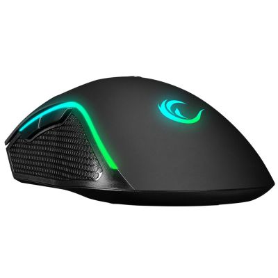5. RAMPAGE Gaming Mouse SMX-R44 V2 MACRO BLACK 12800 DPI RGB LED