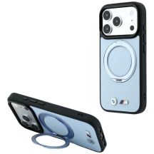 BMW Kevlar Ring Stand 360 MagSafe Case for iPhone 18 Pro / 17 Pro – blue