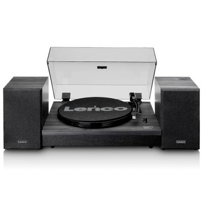 6. Lenco LS-300 Belt-Drive Turntable Black Automatic