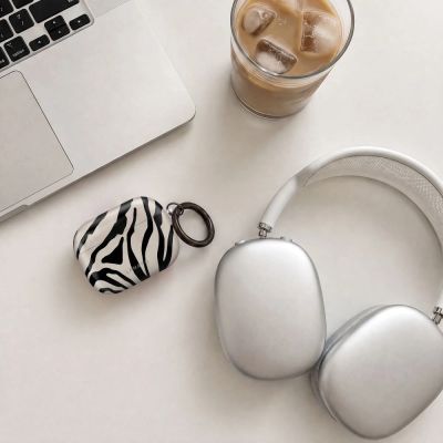8. Tech-Protect Lamano case for AirPods Pro 3 - black and beige