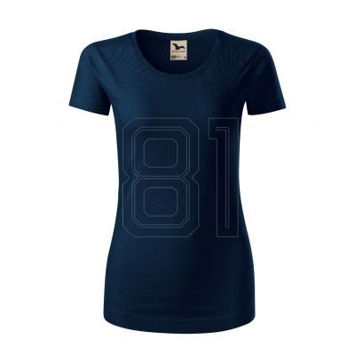 2. Malfini Origin (GOTS) T-shirt W MLI-17202 navy blue