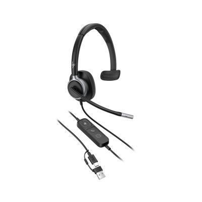 54. HP Poly Mission 615 Monaural USB Wired Headset