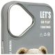 5. Nimmy Cool&Cute 2.0 Bear Case for iPhone 16 - Gray