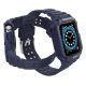 3. Protect Strap Band for Apple Watch 38/40/41mm Armored Case Strap - Blue