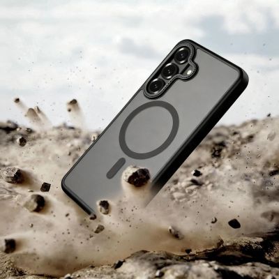 6. Tech-Protect MagCam MagSafe Case for Samsung Galaxy S26 - Matte Black