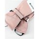 Women’s Ski Gloves VIKING Sherpa GTX Mitten 2.0, Mittens, Pink and White