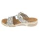 2. Rieker Slides 66292-90 White 36