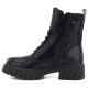 3. Women’s Black Block-Heel and Platform Ankle Boots Jezzi MR2502-9