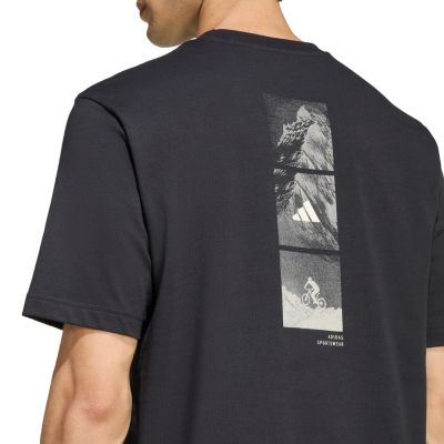 5. Men's adidas Outdoor Mountain Biking Graphic T-shirt black KB2536