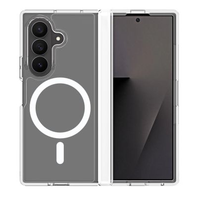 3. Dux Ducis Clin Mag Case for Samsung Galaxy Z Fold 8 / Z Fold 7 Compatible with MagSafe - Transparent