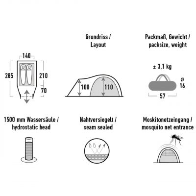 12. High Peak Narvik 2 tent 10315