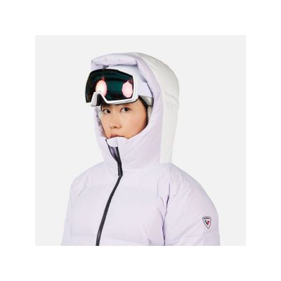 7. ROSSIGNOL W DAILLE DOWN JKT women's ski jacket gray